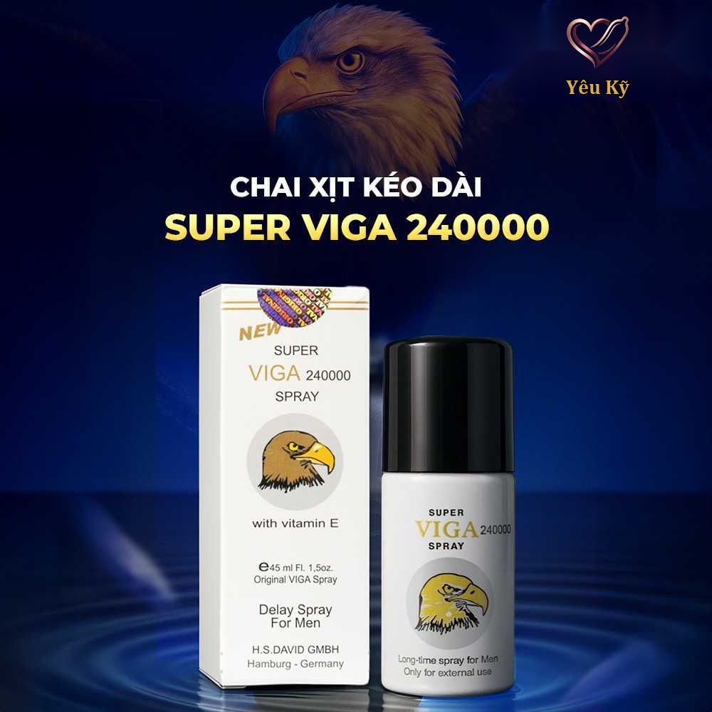 Chai xịt Super Viga 240000 kéo dài thời gian - Chai 45ml - Ảnh 2