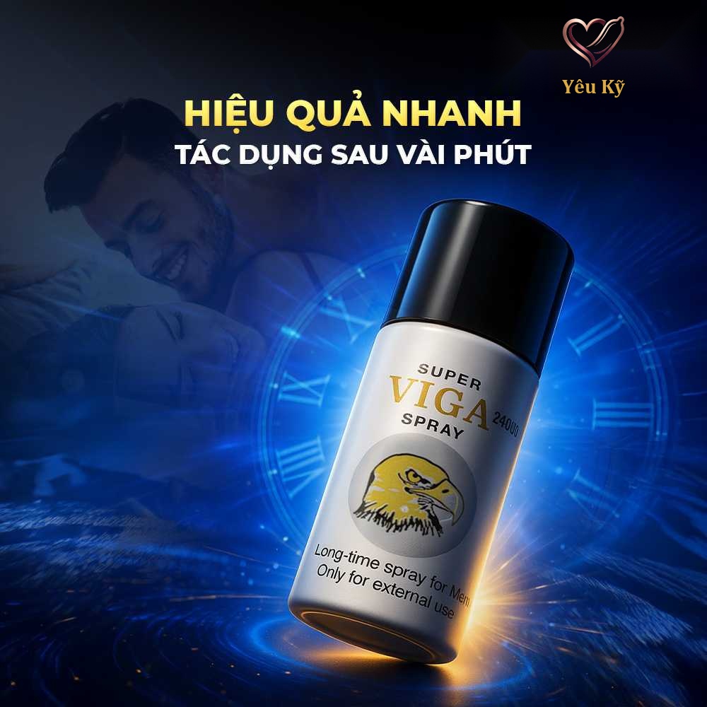 Chai xịt Super Viga 240000 kéo dài thời gian - Chai 45ml - Ảnh 6