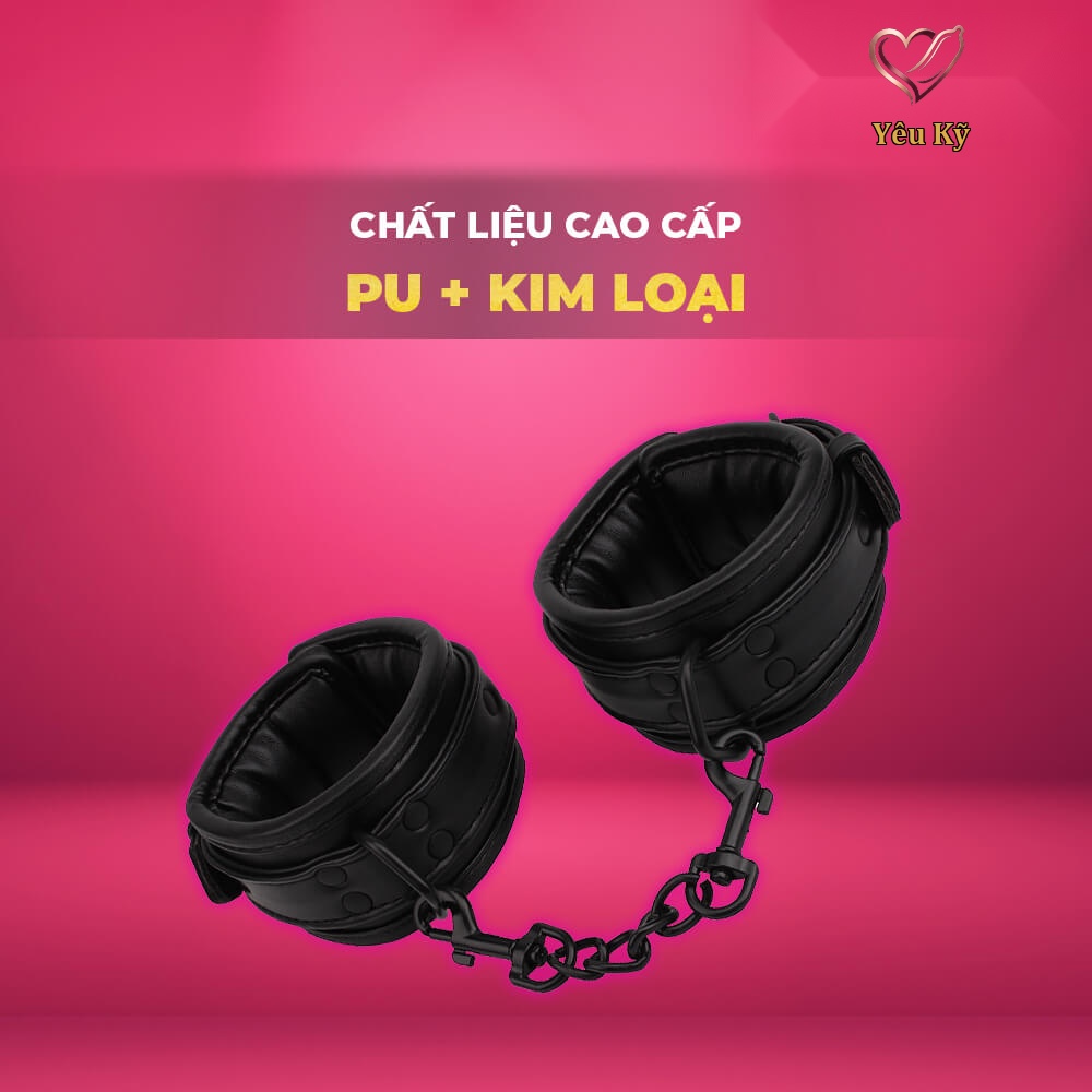Còng tay Chisa Fierce Euphoria Deluxe Ankle Restraint Cuffs - Ảnh 4
