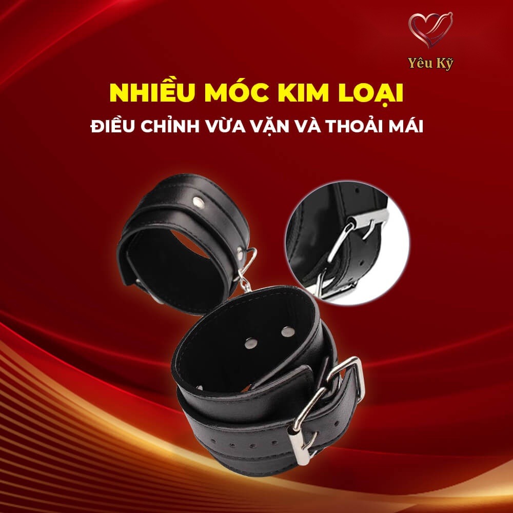 Còng tay Chisa Behave! Luxury Fetish Classic Hand Cuffs - Ảnh 5