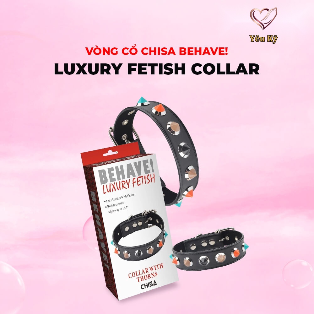 Vòng cổ có gai Chisa Behave! Luxury Fetish Collar With Thorns - Ảnh 3
