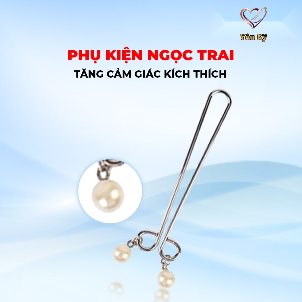 Kẹp vú kích thích đầu ti Chisa Senuelo Fetish Fantasy Pearl Nipple Clamps - Ảnh 6