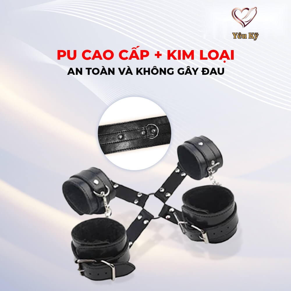 Bộ dụng cụ BDSM Chisa Behave! Luxury Fetish Fully Restrain You Lover Set - Ảnh 6