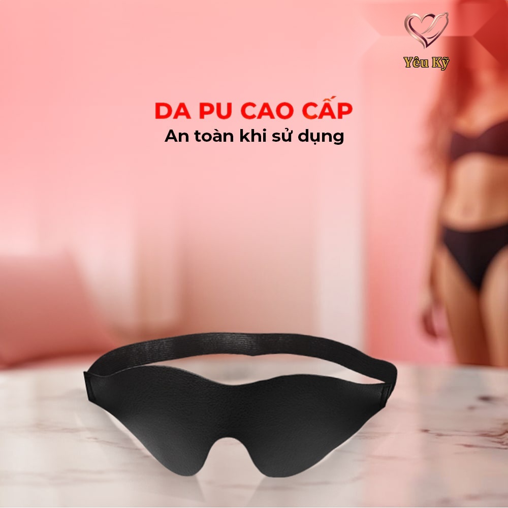 Bịt mắt BDSM Chisa Behave! Luxury Fetish Love Is Blind Classic - Ảnh 4