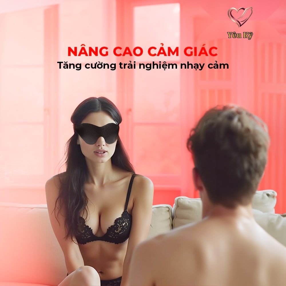 Bịt mắt BDSM Chisa Behave! Luxury Fetish Love Is Blind Classic - Ảnh 5