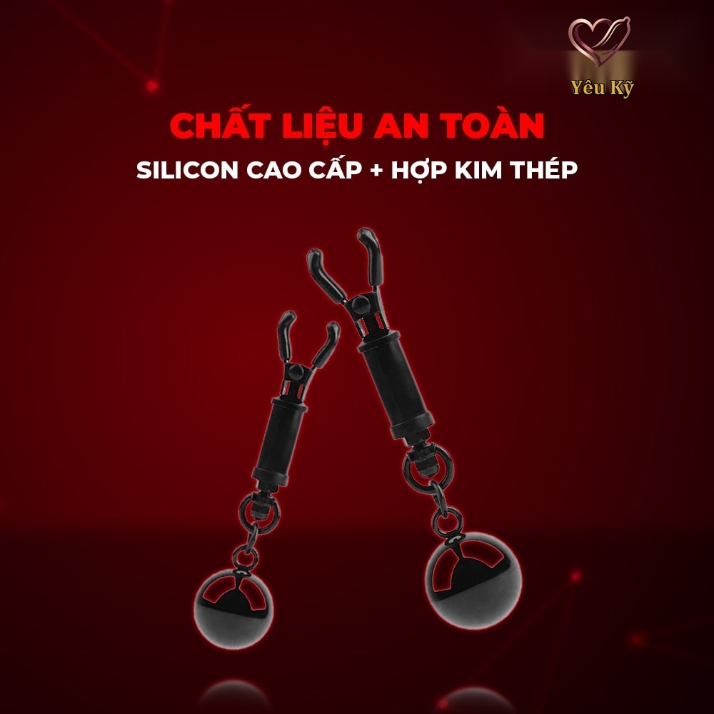 Kẹp vú kích thích đầu ti Chisa Sins Inquisition Playful Weighted Nipple Clamps - Ảnh 4