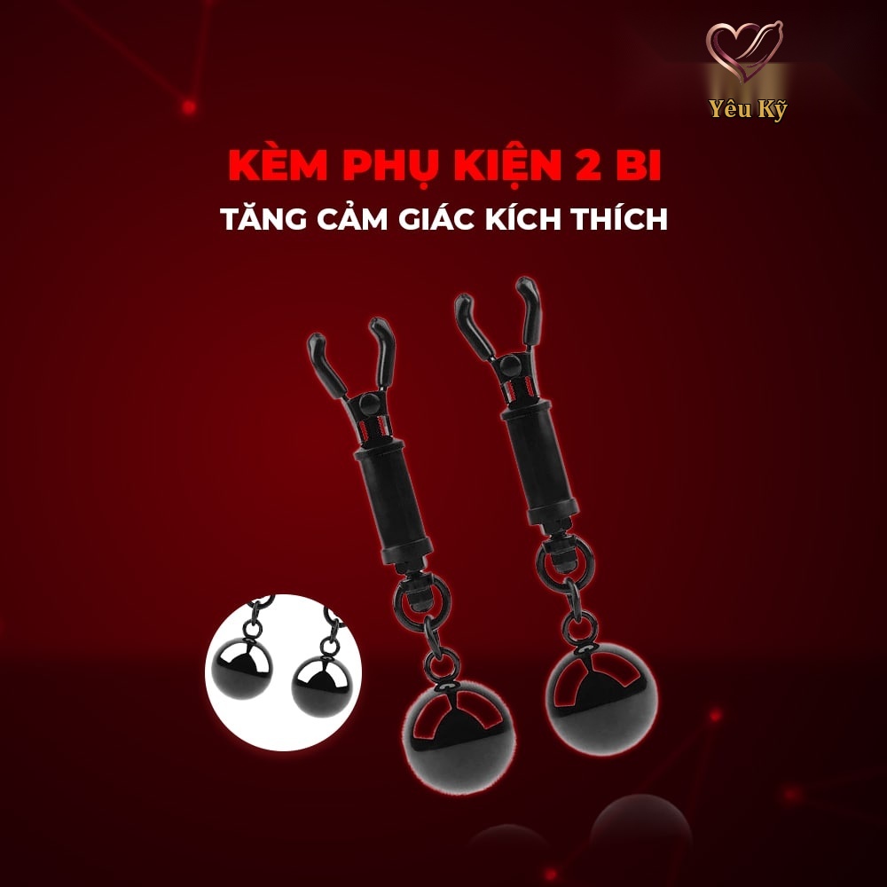 Kẹp vú kích thích đầu ti Chisa Sins Inquisition Playful Weighted Nipple Clamps - Ảnh 5