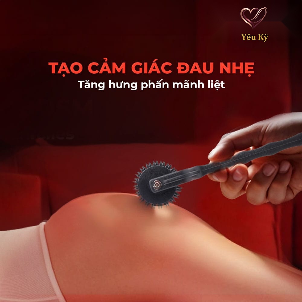 Cọ lăn gai BDSM Chisa Sins Inquisition Prickly Pinwheel - Ảnh 5