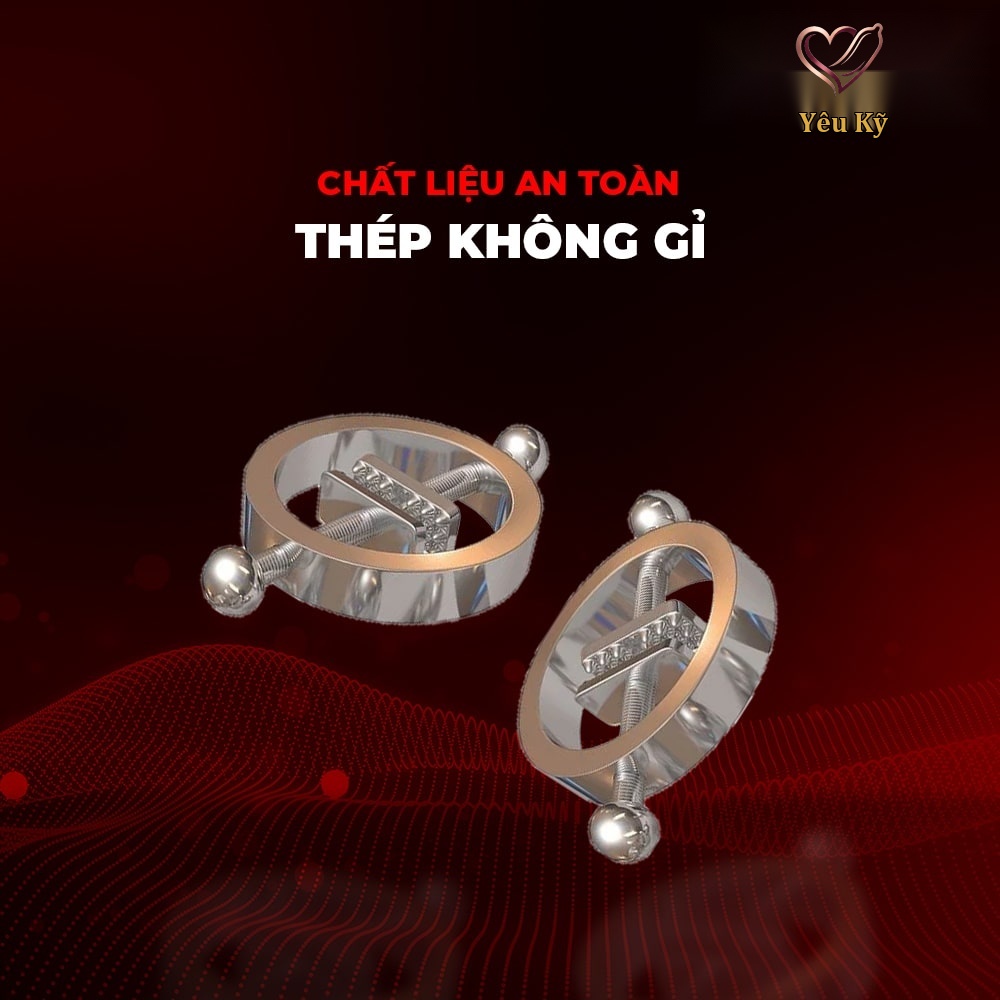 Kẹp vú kích thích đầu ti Chisa Sins Inquisition Teeth Bite Nipple Clamps - Ảnh 4
