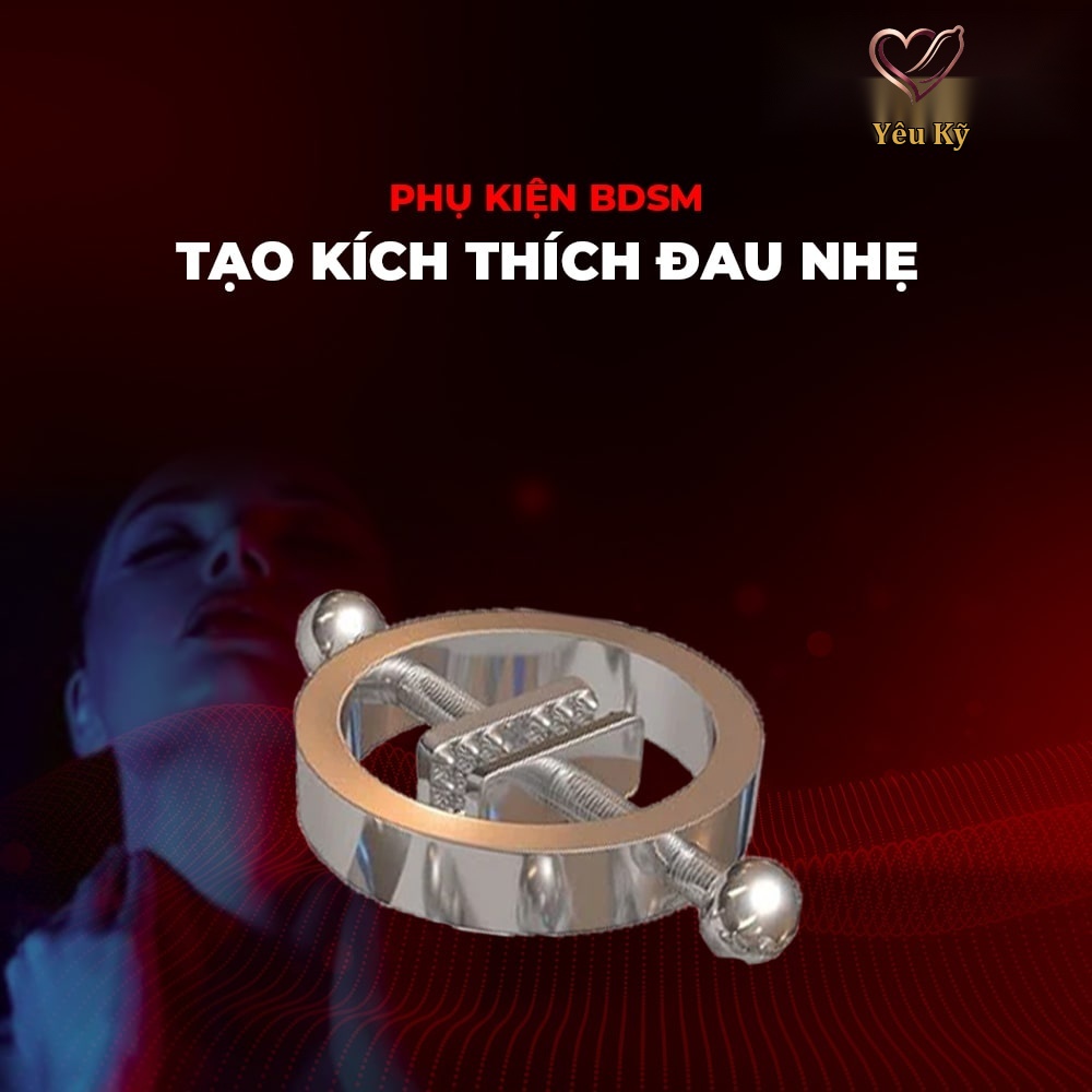 Kẹp vú kích thích đầu ti Chisa Sins Inquisition Teeth Bite Nipple Clamps - Ảnh 5