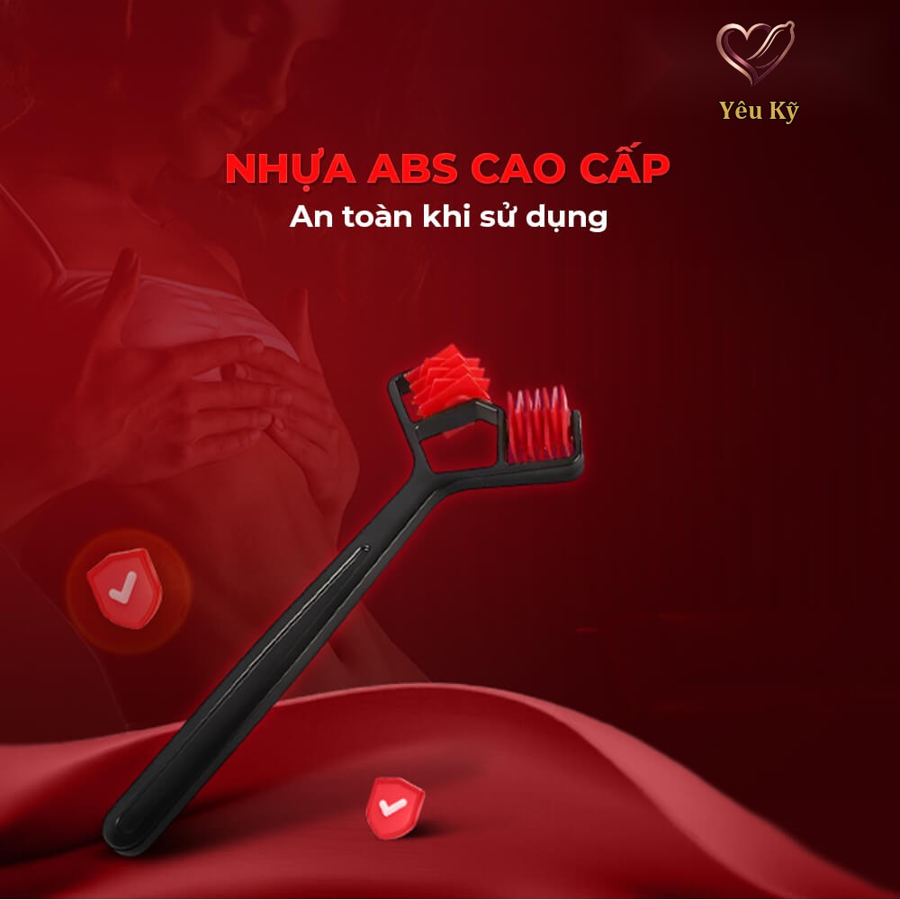 Cọ lăn gai BDSM Chisa Sins Inquisition Devious Prick Wheel - Ảnh 6