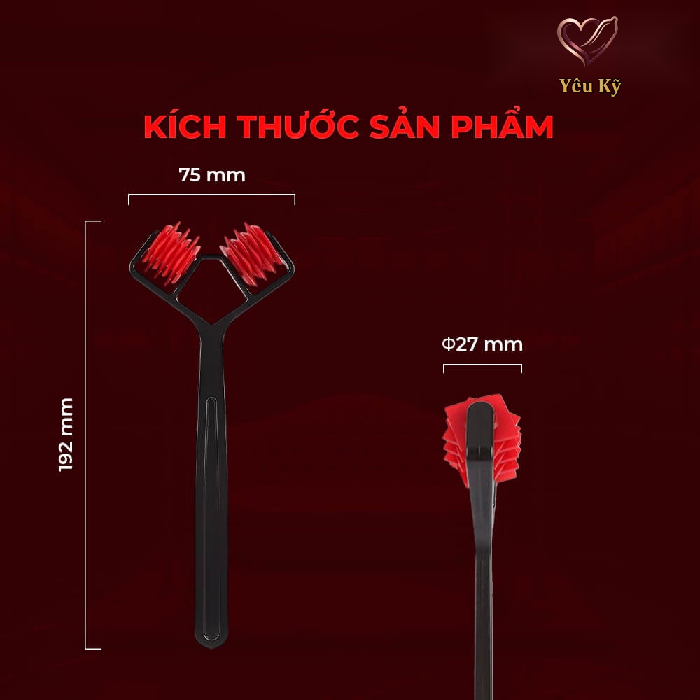 Cọ lăn gai BDSM Chisa Sins Inquisition Devious Prick Wheel - Ảnh 2
