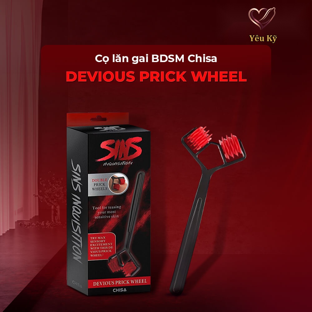 Cọ lăn gai BDSM Chisa Sins Inquisition Devious Prick Wheel - Ảnh 3