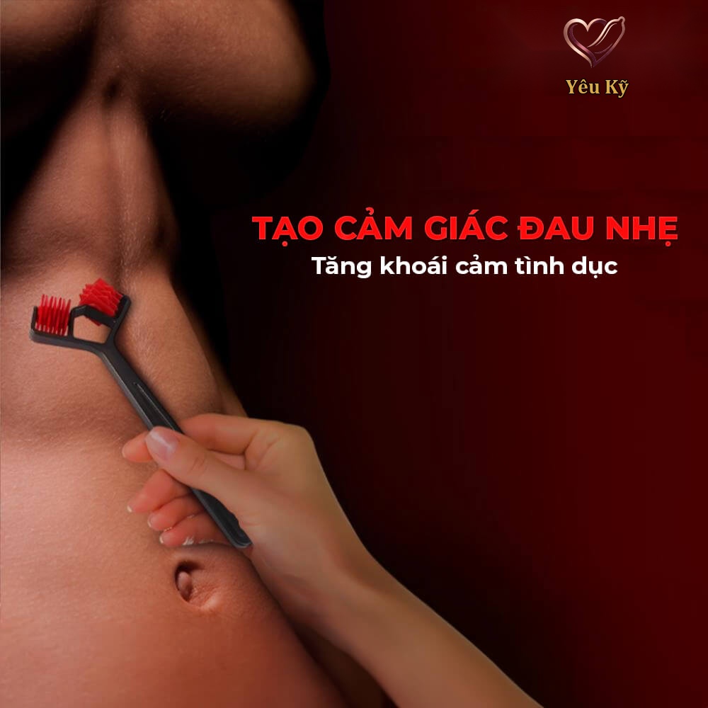 Cọ lăn gai BDSM Chisa Sins Inquisition Devious Prick Wheel - Ảnh 4