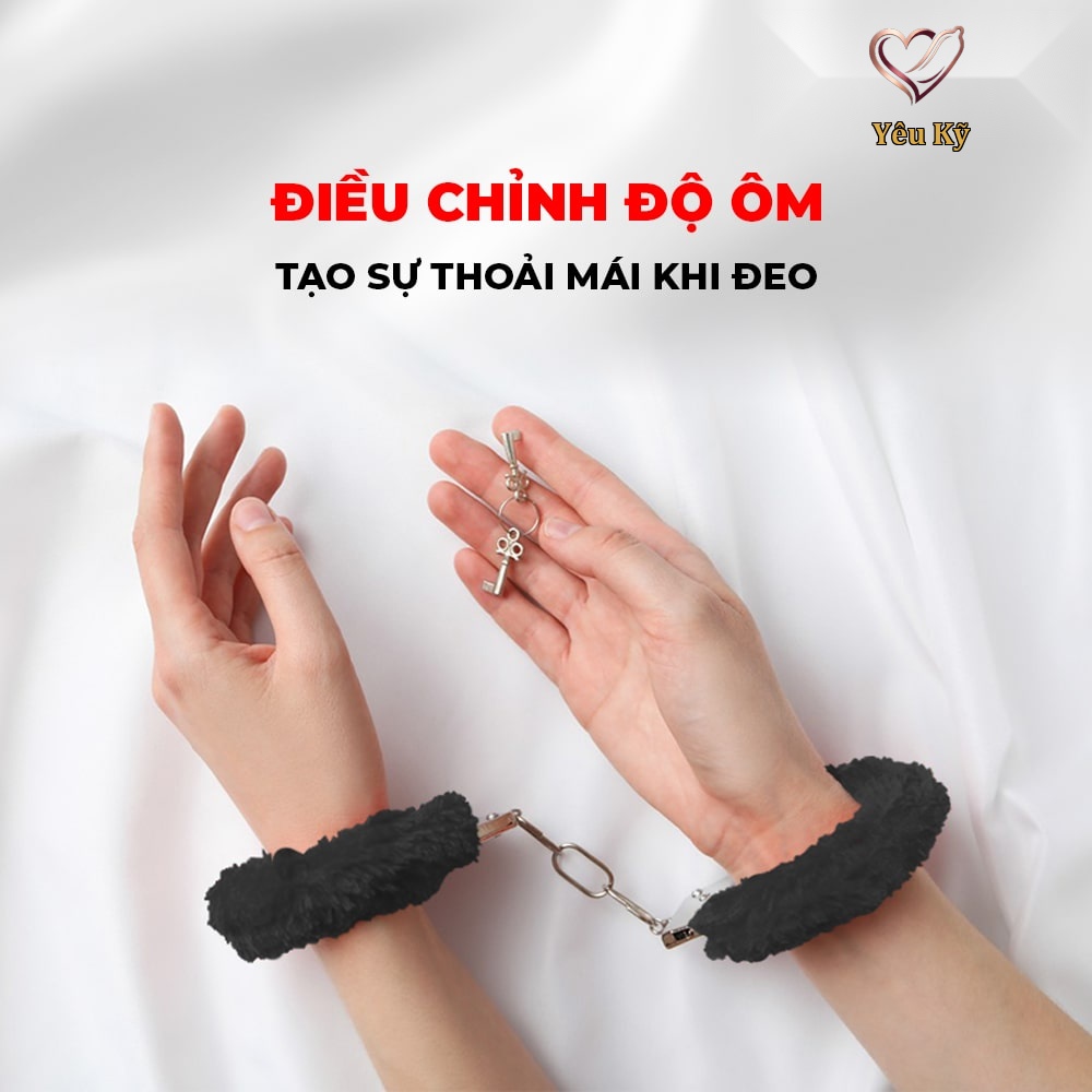 Còng tay Chisa Fur-Lined Handcuffs - Ảnh 5