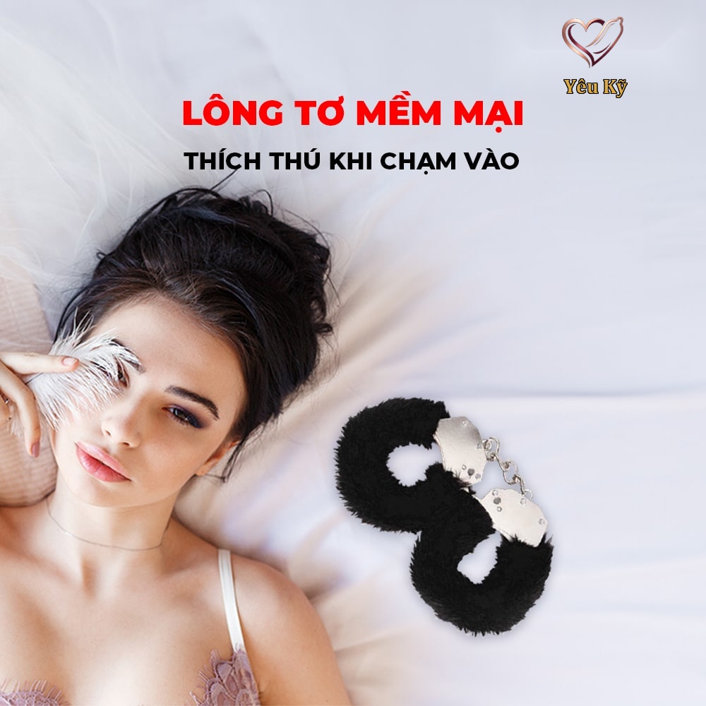 Còng tay Chisa Fur-Lined Handcuffs - Ảnh 6