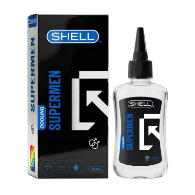 Gel bôi trơn hậu môn mát lạnh Shell Supermen Cooling - Chai 90ml