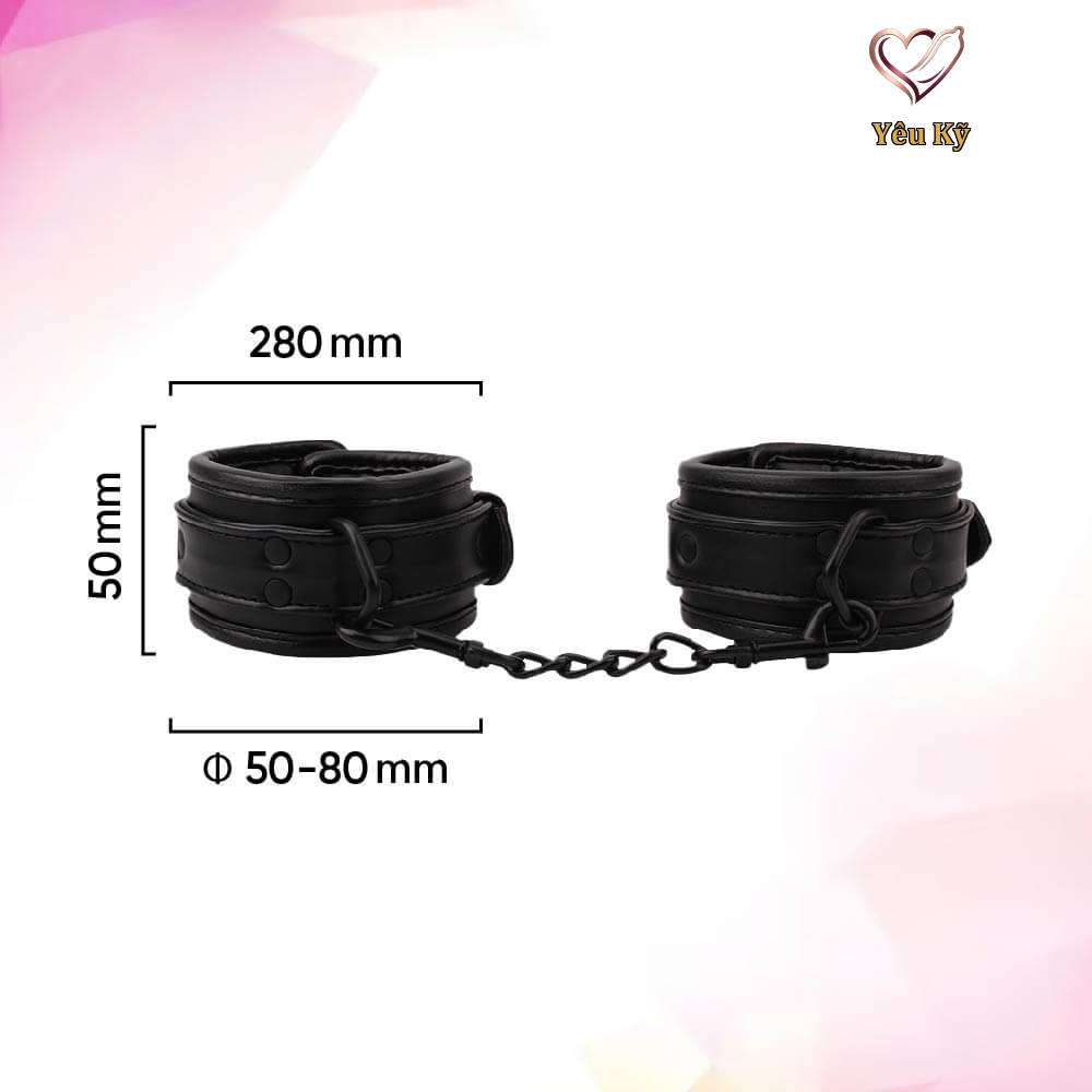 Còng tay Chisa Fierce Euphoria Deluxe Ankle Restraint Cuffs - Ảnh 2