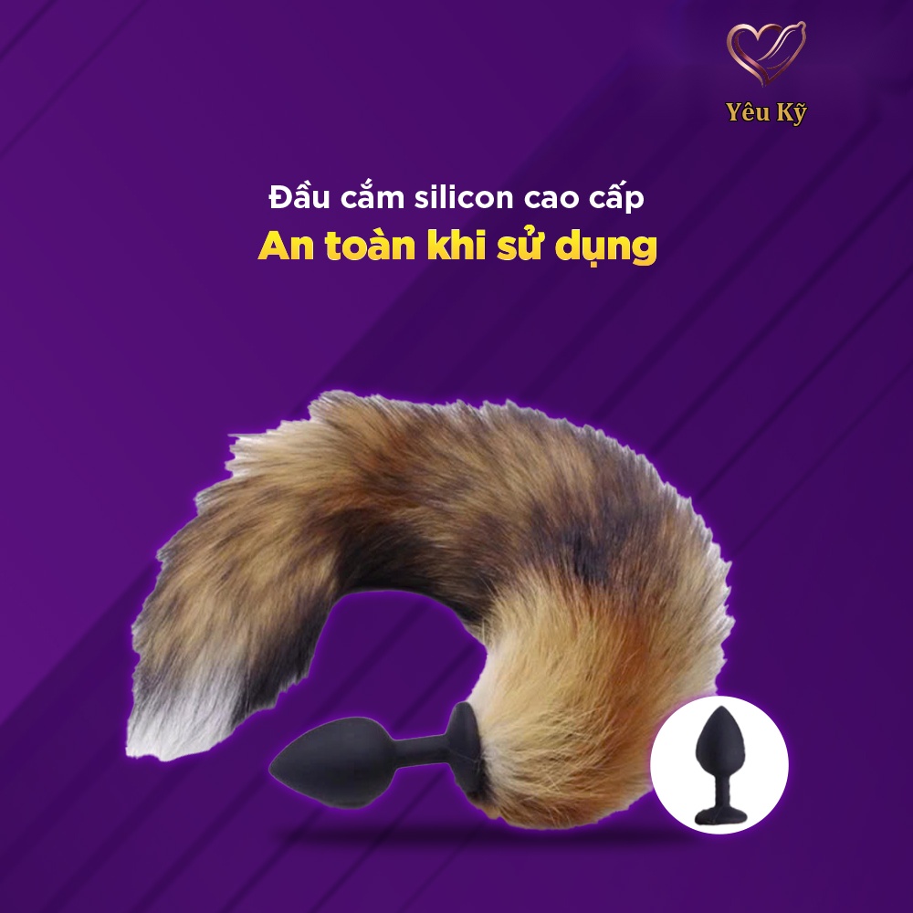 Đuôi cáo gắn hậu môn Chisa Fierce Euphoria Fuffy Anal Plug - Ảnh 3