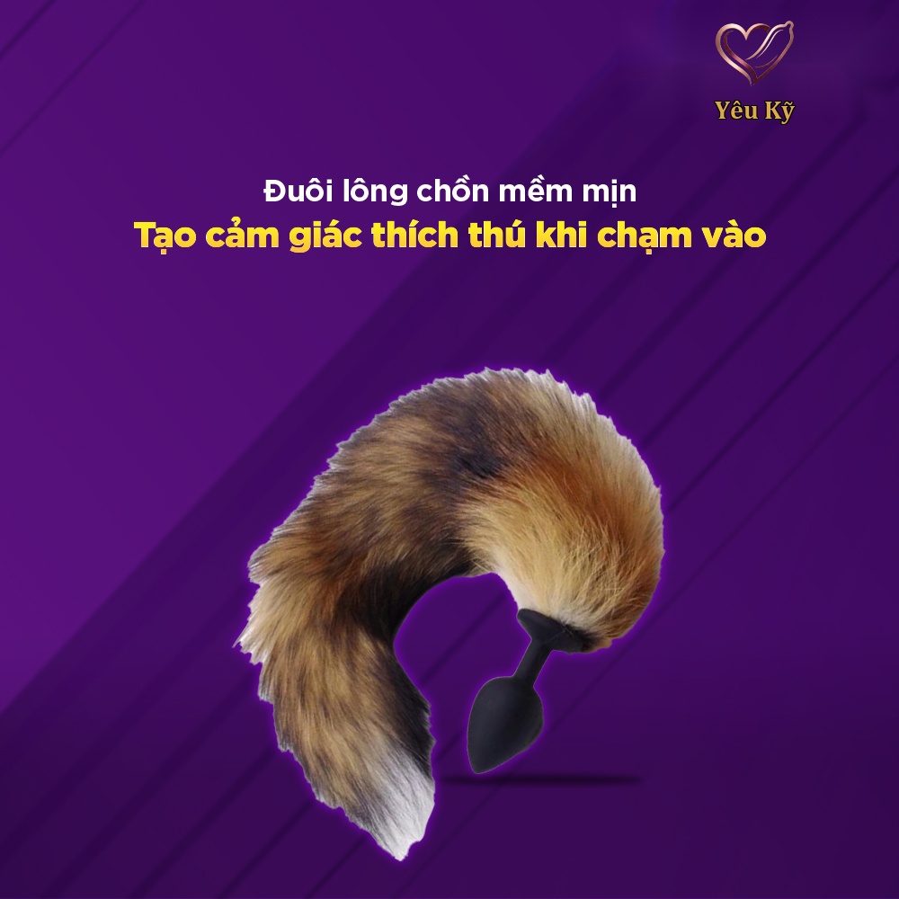 Đuôi cáo gắn hậu môn Chisa Fierce Euphoria Fuffy Anal Plug - Ảnh 4