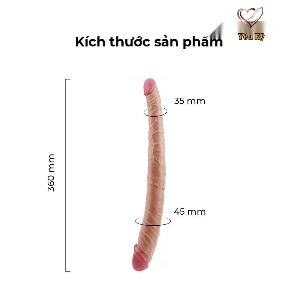 Dương vật giả 2 đầu Lovetoy - Ảnh 2