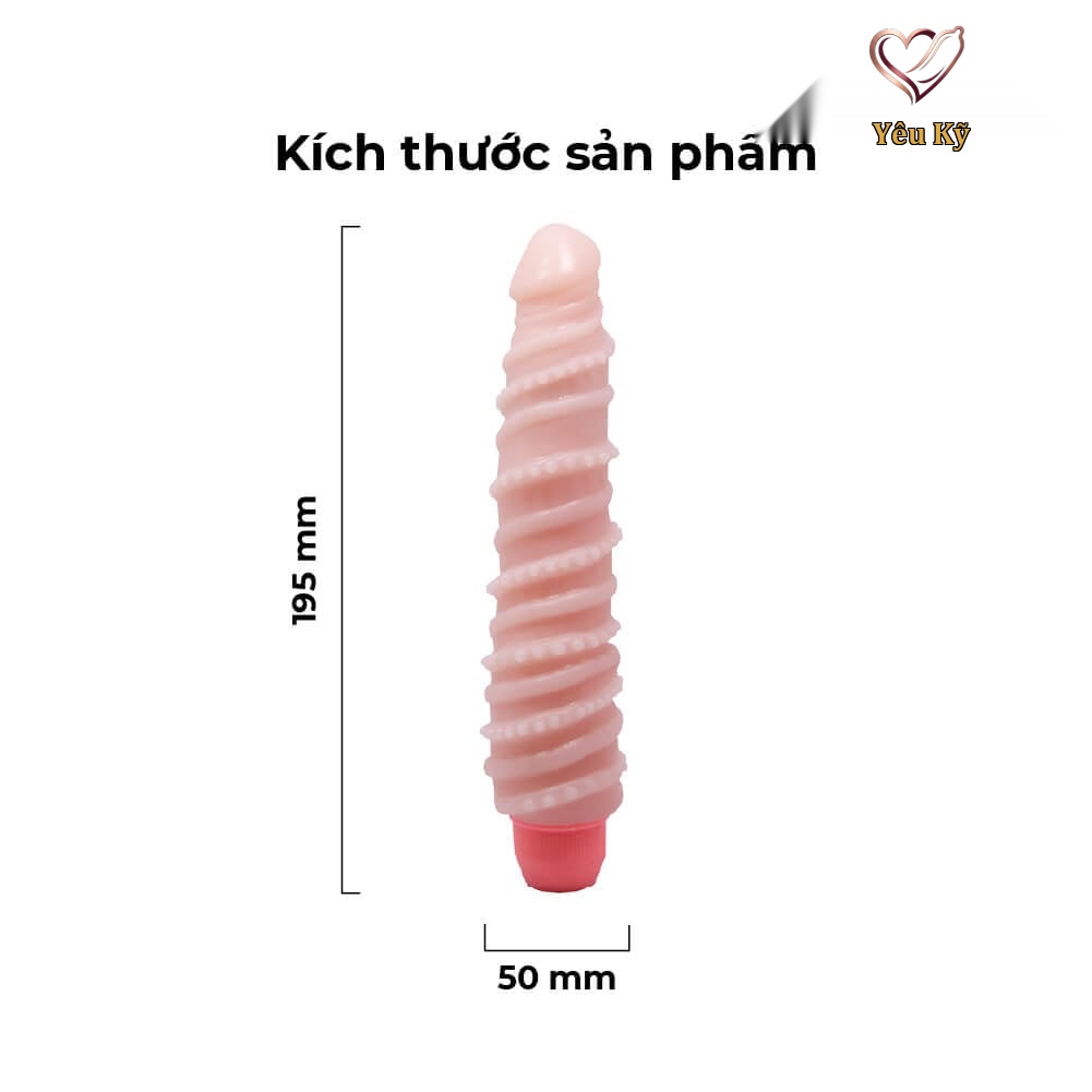 Dương vật giả Baile Flexi Vibe xoắn - Ảnh 2