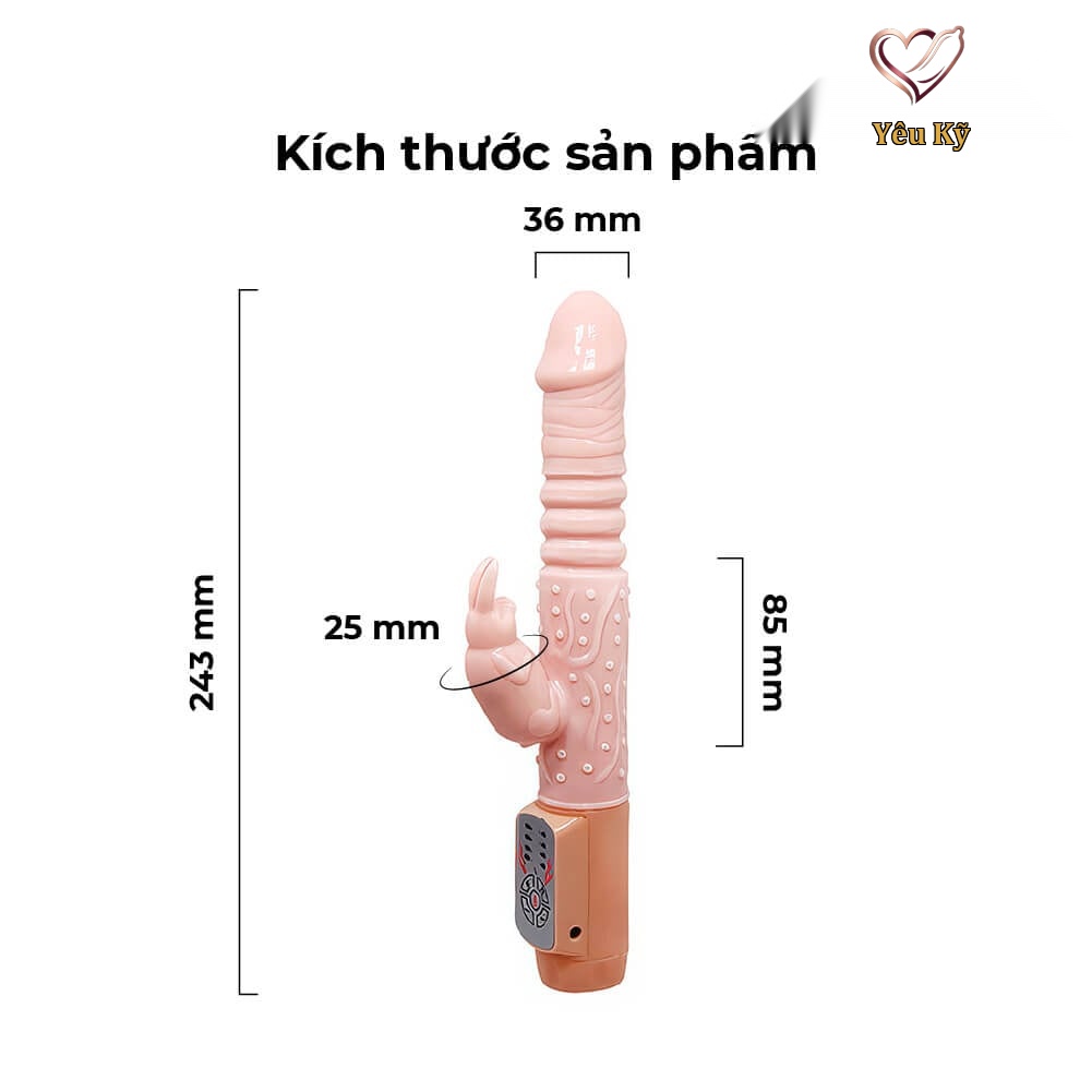 Dương vật giả đa năng Baile Hot Bunny - Ảnh 2