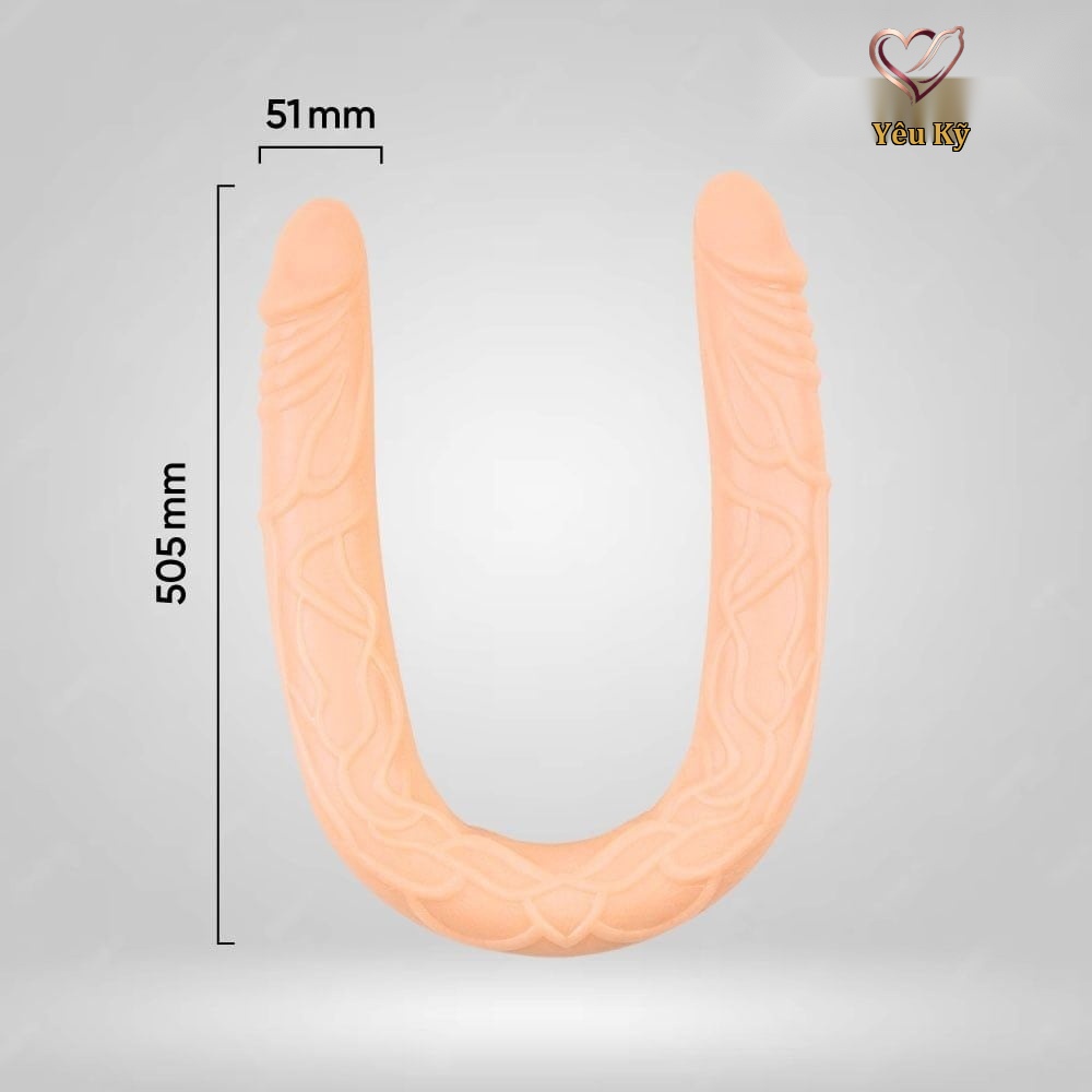 Dương vật giả 2 đầu Chisa Hi Basic Flexible Dong - Ảnh 2