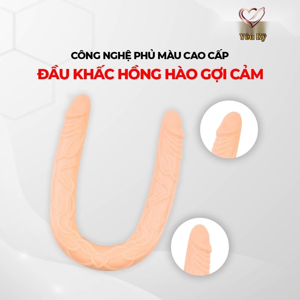Dương vật giả 2 đầu Chisa Hi Basic Flexible Dong - Ảnh 5
