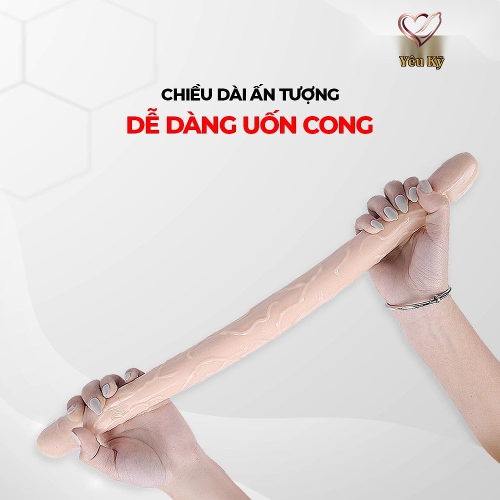 Dương vật giả 2 đầu Chisa Hi Basic Flexible Dong - Ảnh 6