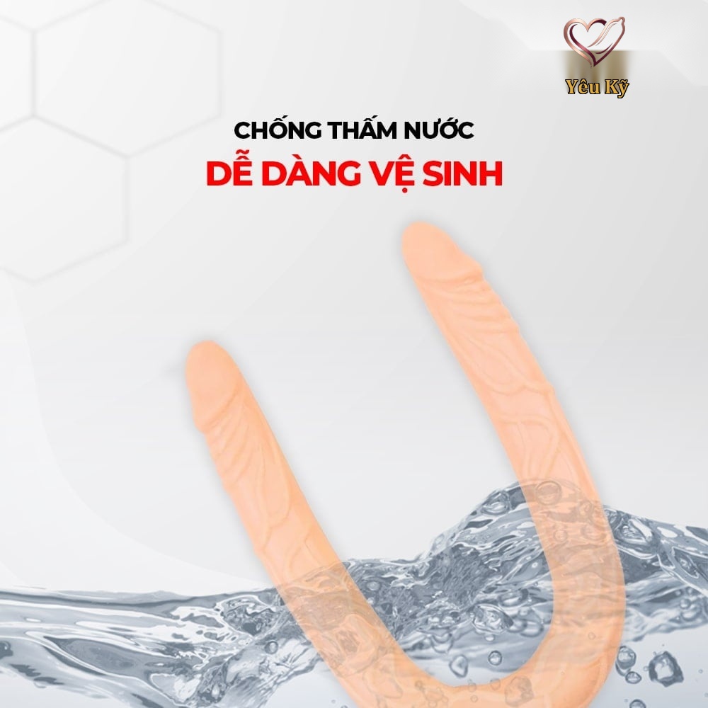 Dương vật giả 2 đầu Chisa Hi Basic Flexible Dong - Ảnh 7