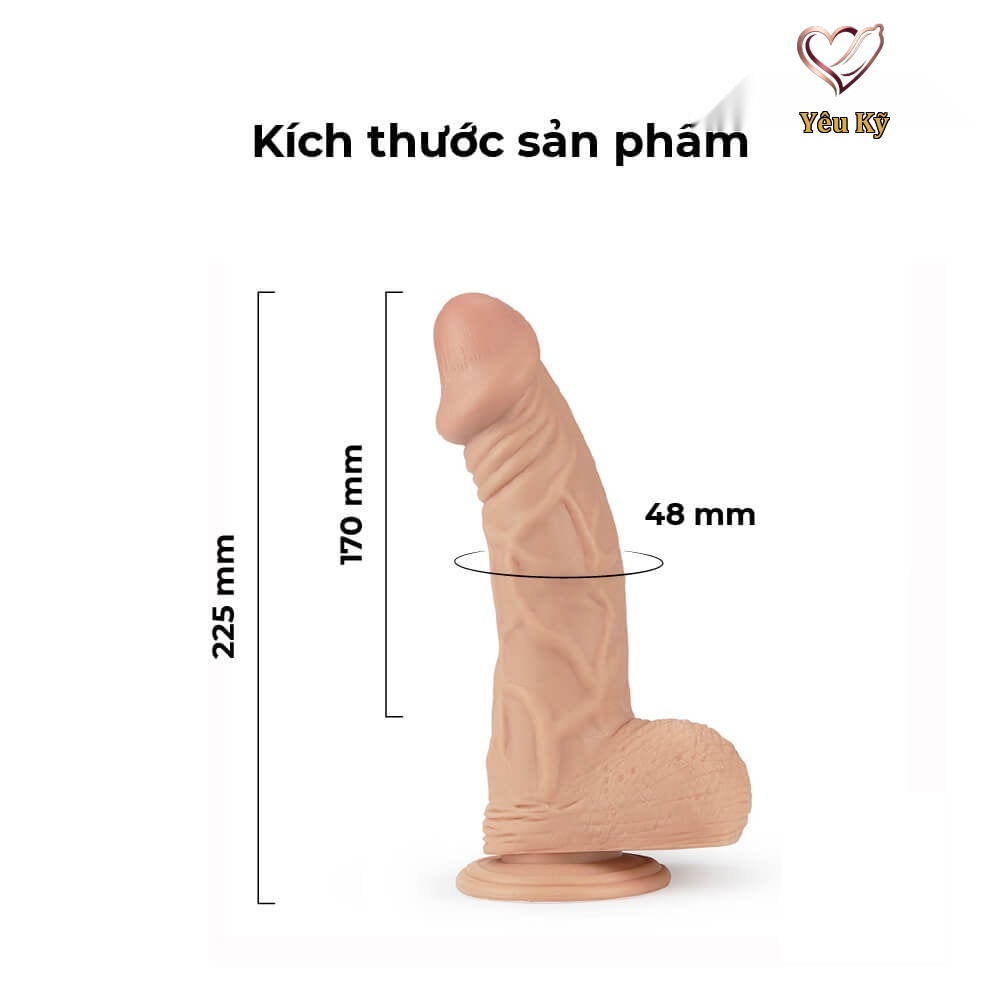 Dương vật giả dính tường Lovetoy Real Extreme 9.0 Inch - Ảnh 2