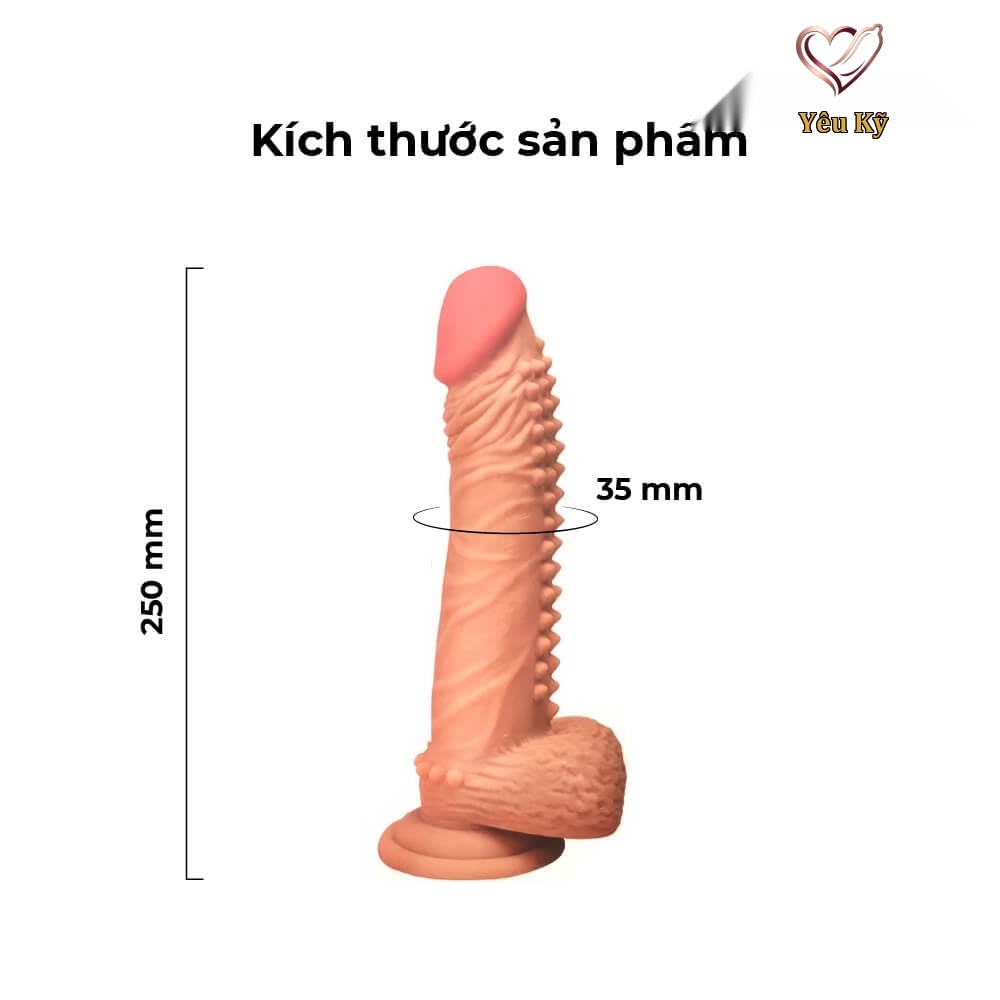 Dương vật giả dính tường Yeain 9.5 Inch - Ảnh 2