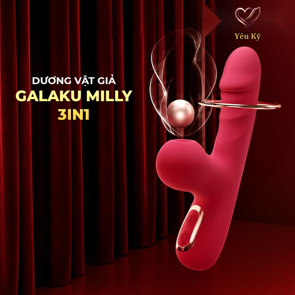 Dương vật giả mini Galaku Milly 3in1 - Ảnh 3