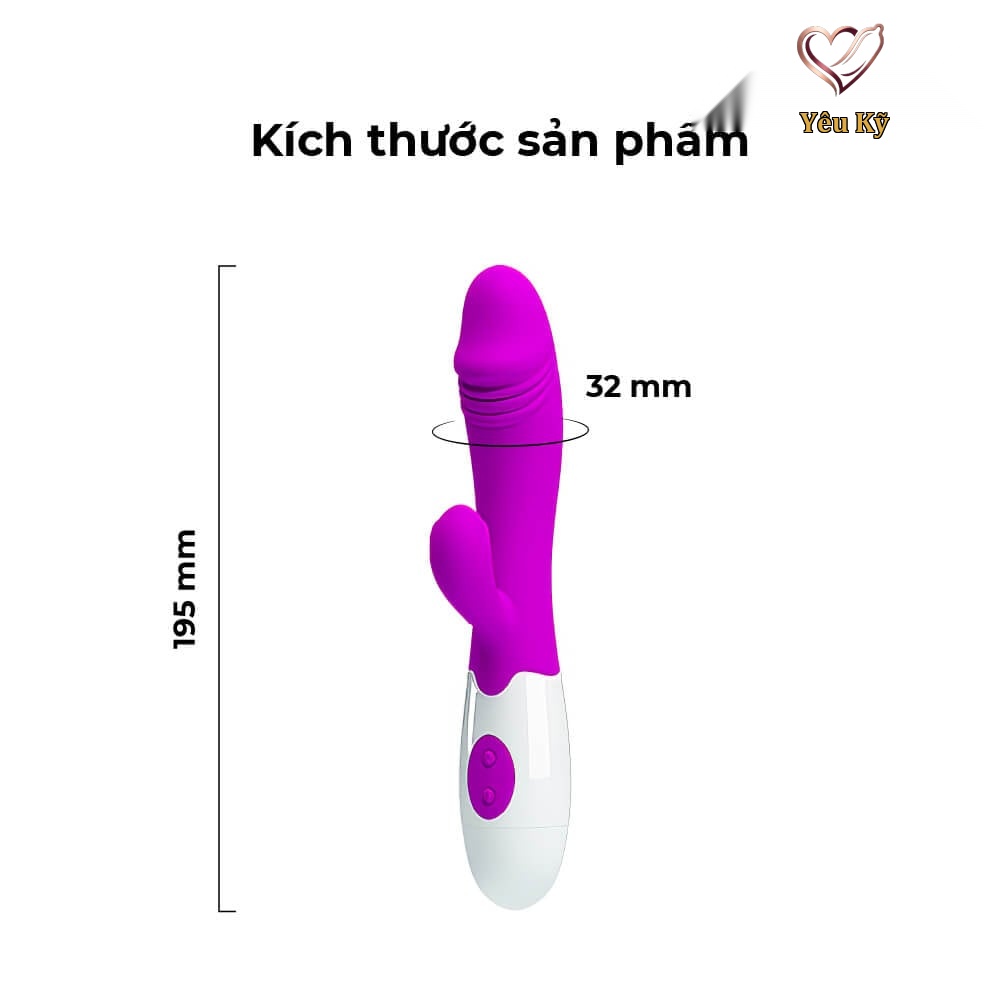 Dương vật giả Pretty Love Snappy pin - Ảnh 2