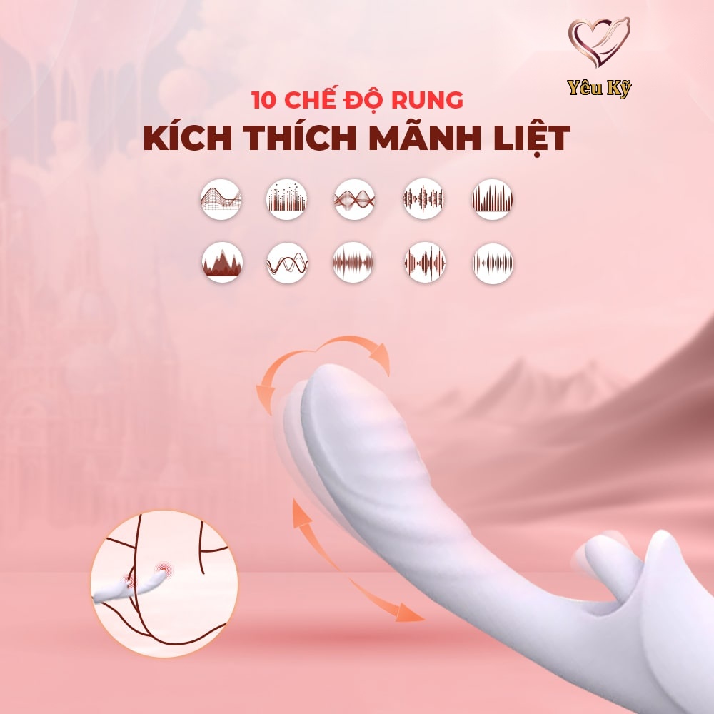 Dương vật giả đa năng Svakom Zemalia Rabbit Clitoral - Ảnh 3