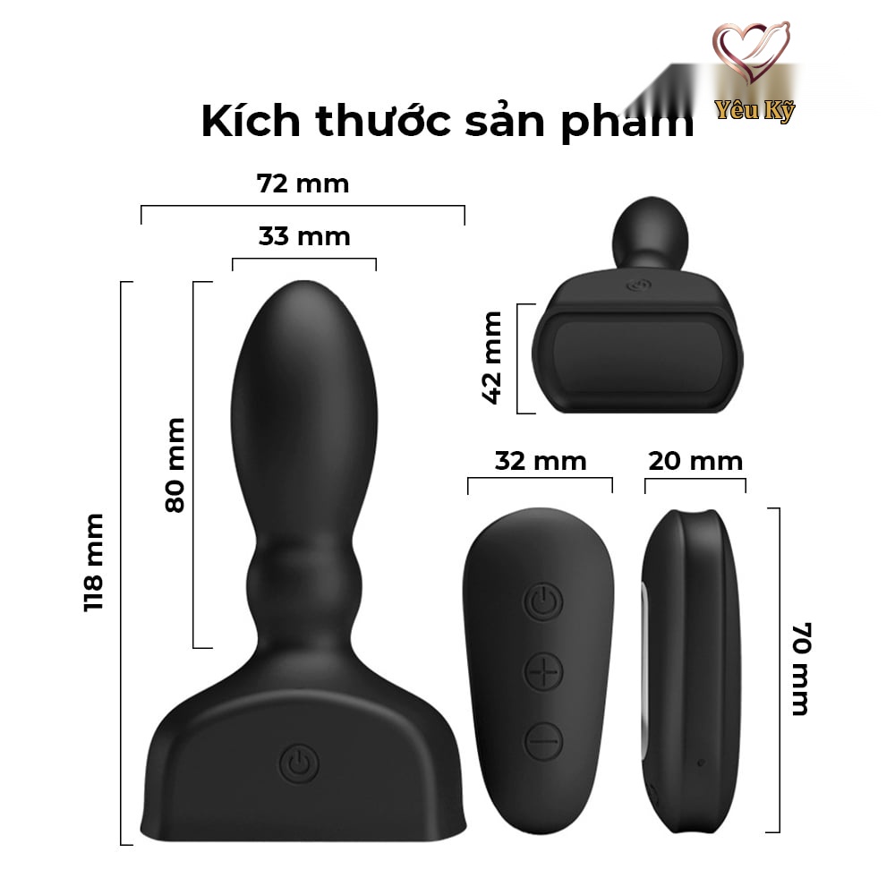 Trứng rung hậu môn Mr.Play Anal Plug - Ảnh 2