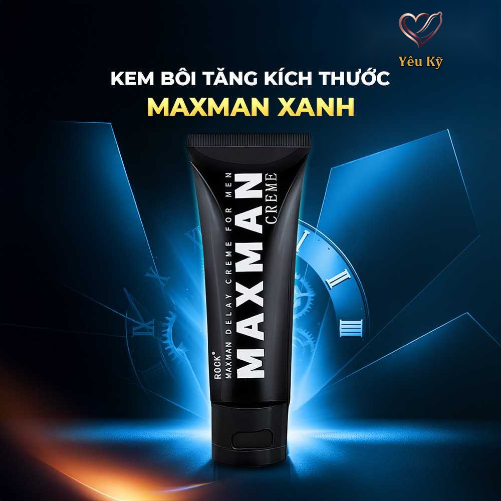 Gel bôi tăng kích thước, hỗ trợ kéo dài thời gian Maxman Xanh - Chai 60ml - Ảnh 2