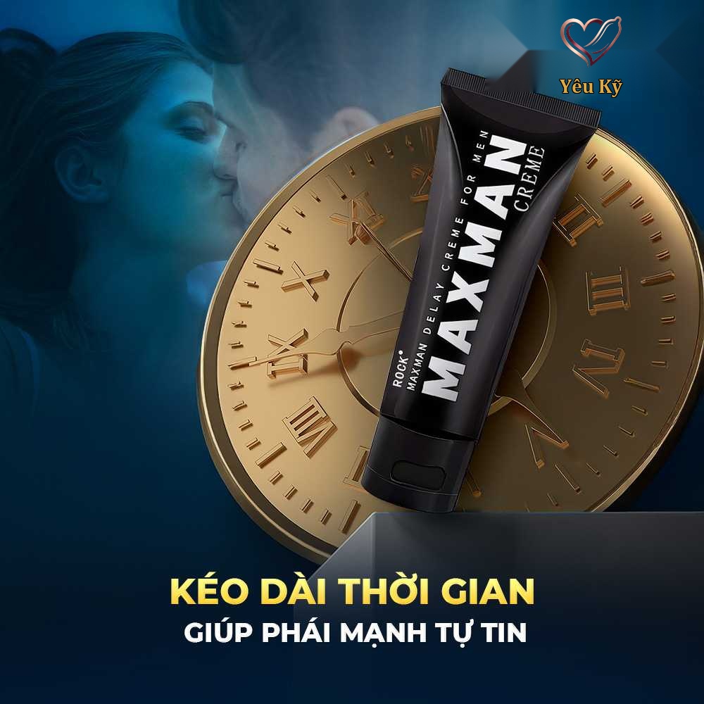 Gel bôi tăng kích thước, hỗ trợ kéo dài thời gian Maxman Xanh - Chai 60ml - Ảnh 4