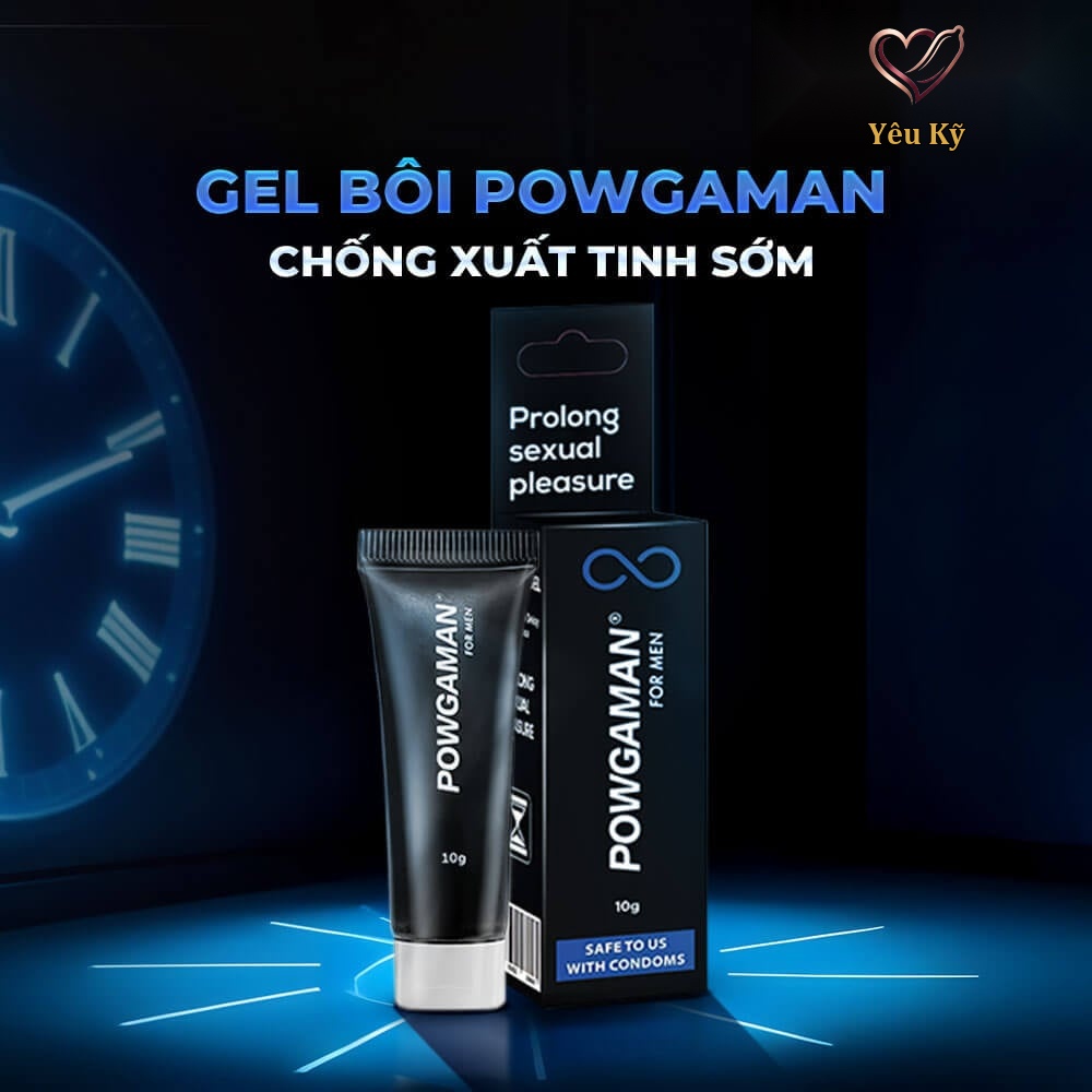 Gel bôi Powgaman chống xuất tinh sớm - Chai 10gr - Ảnh 2
