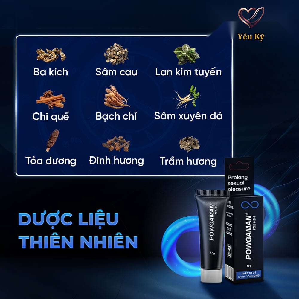Gel bôi Powgaman chống xuất tinh sớm - Chai 10gr - Ảnh 4