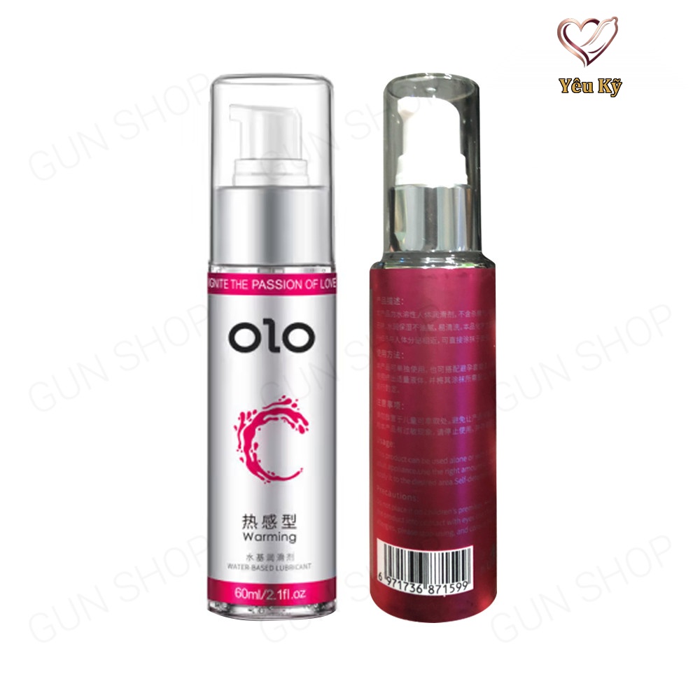 Gel bôi trơn ấm nóng OLO Warming - Chai 60ml - Ảnh 2