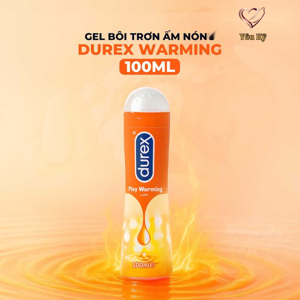 Gel bôi trơn ấm nóng Durex Warming - Chai 100ml - Ảnh 2