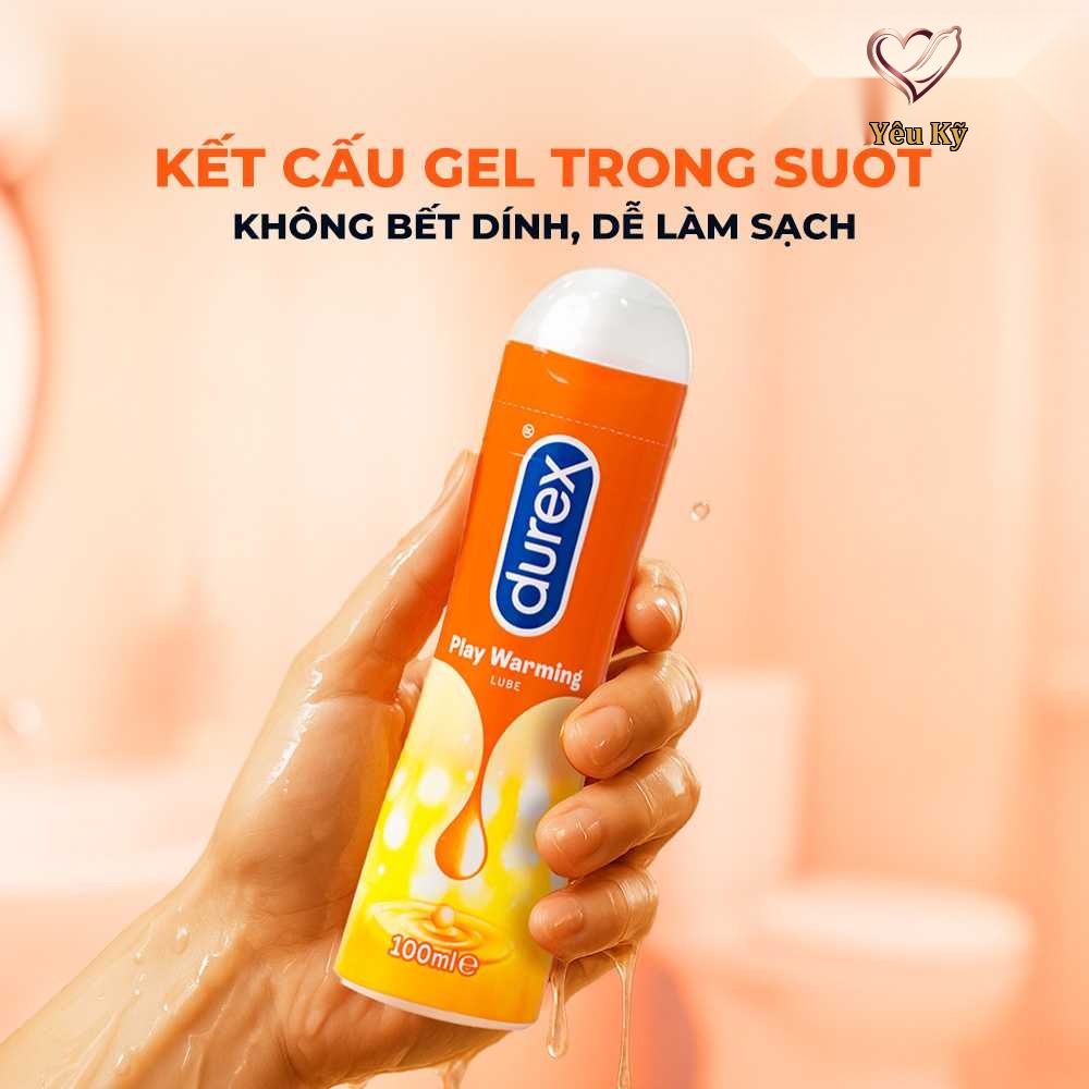 Gel bôi trơn ấm nóng Durex Warming - Chai 100ml - Ảnh 5