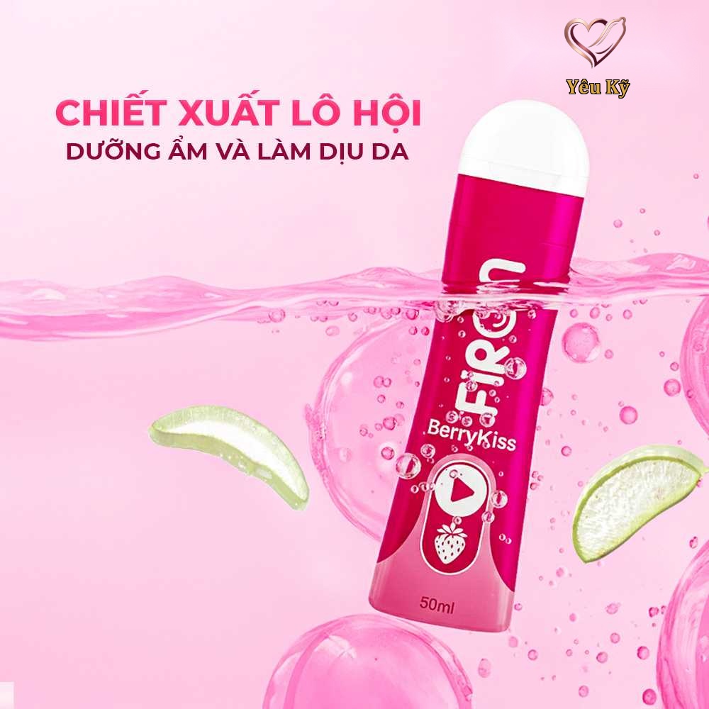 Gel bôi trơn hương dâu Firon Berry Kiss - Chai 50ml - Ảnh 7