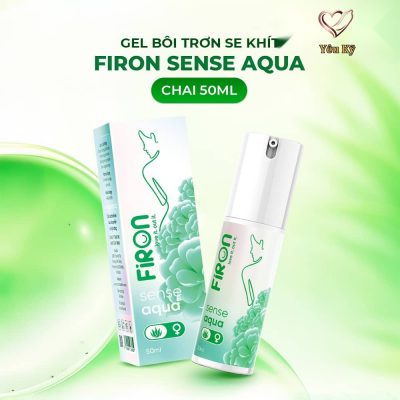 Gel bôi trơn Firon Sense Aqua - Se khít âm đạo và tăng khoái cảm nữ, tinh chất lô hội - Chai 50ml