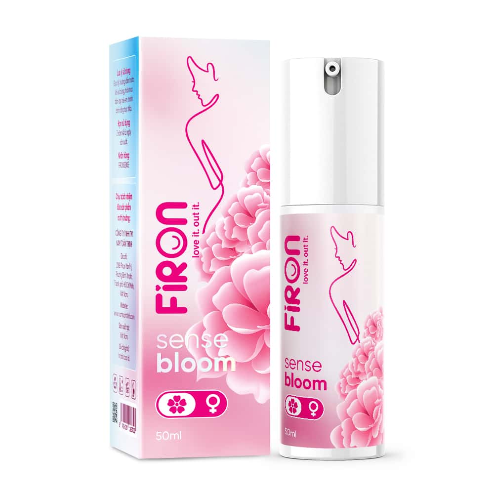 Gel bôi trơn Firon Sense Bloom - Se khít âm đạo và tăng khoái cảm nữ, hương nước hoa - Chai 50ml