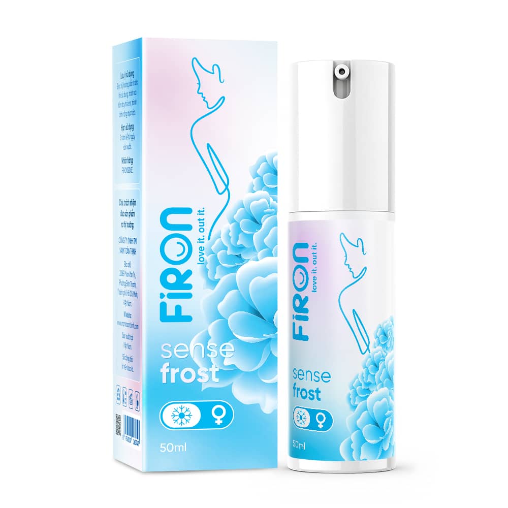 Gel bôi trơn Firon Sense Frost - Se khít âm đạo và tăng khoái cảm nữ, bạc hà mát lạnh - Chai 50ml