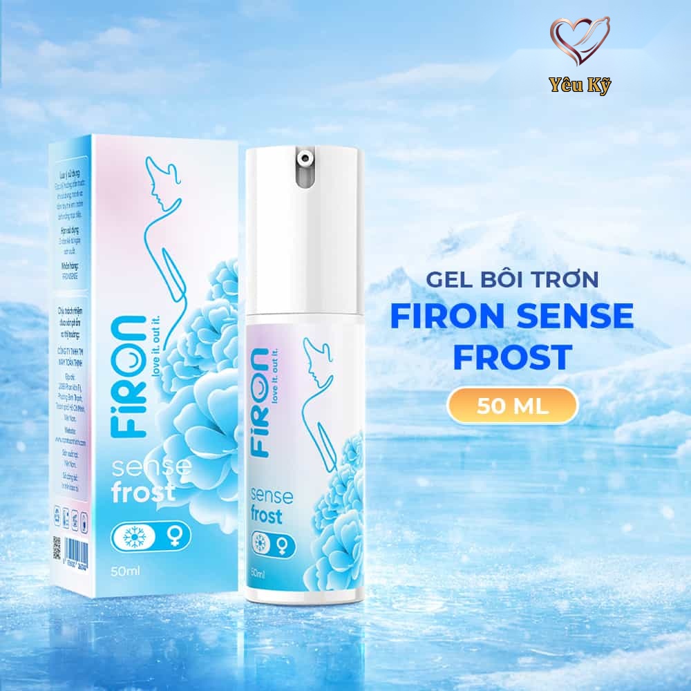 Gel bôi trơn Firon Sense Frost - Se khít âm đạo và tăng khoái cảm nữ, bạc hà mát lạnh - Chai 50ml - Ảnh 2