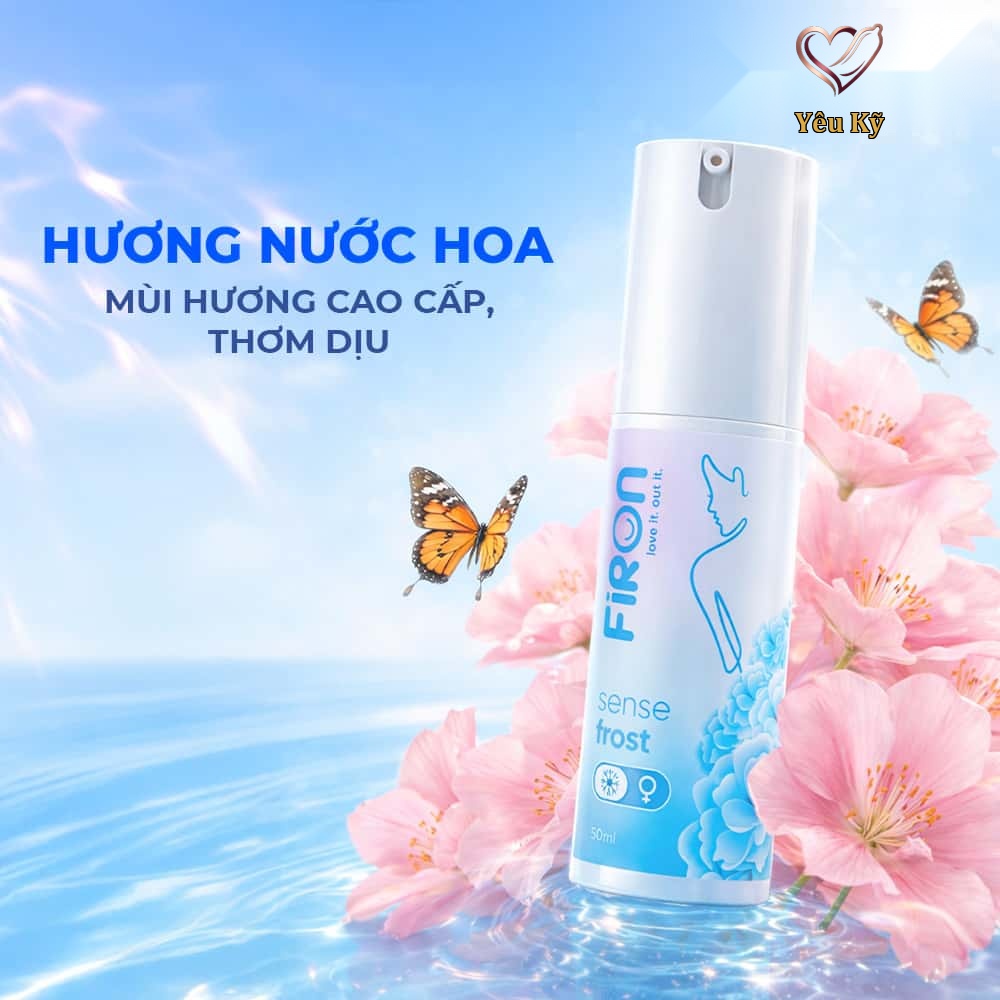 Gel bôi trơn Firon Sense Frost - Se khít âm đạo và tăng khoái cảm nữ, bạc hà mát lạnh - Chai 50ml - Ảnh 6